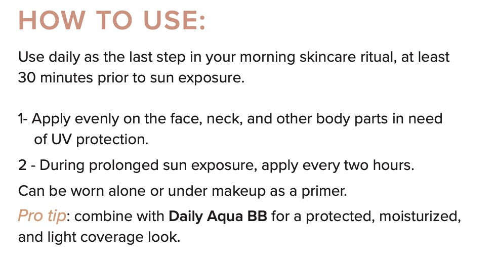 AQUA PROTECTION SUNSCREEN