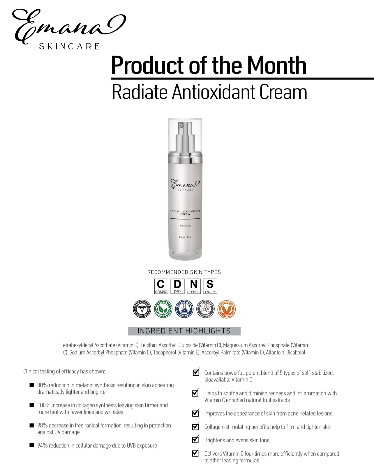 Radiate Antioxidant Cream