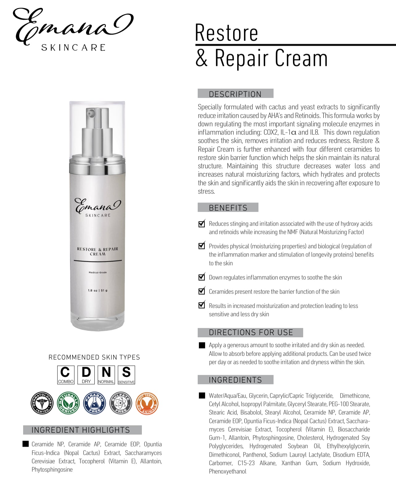 Restore & Repair Cream