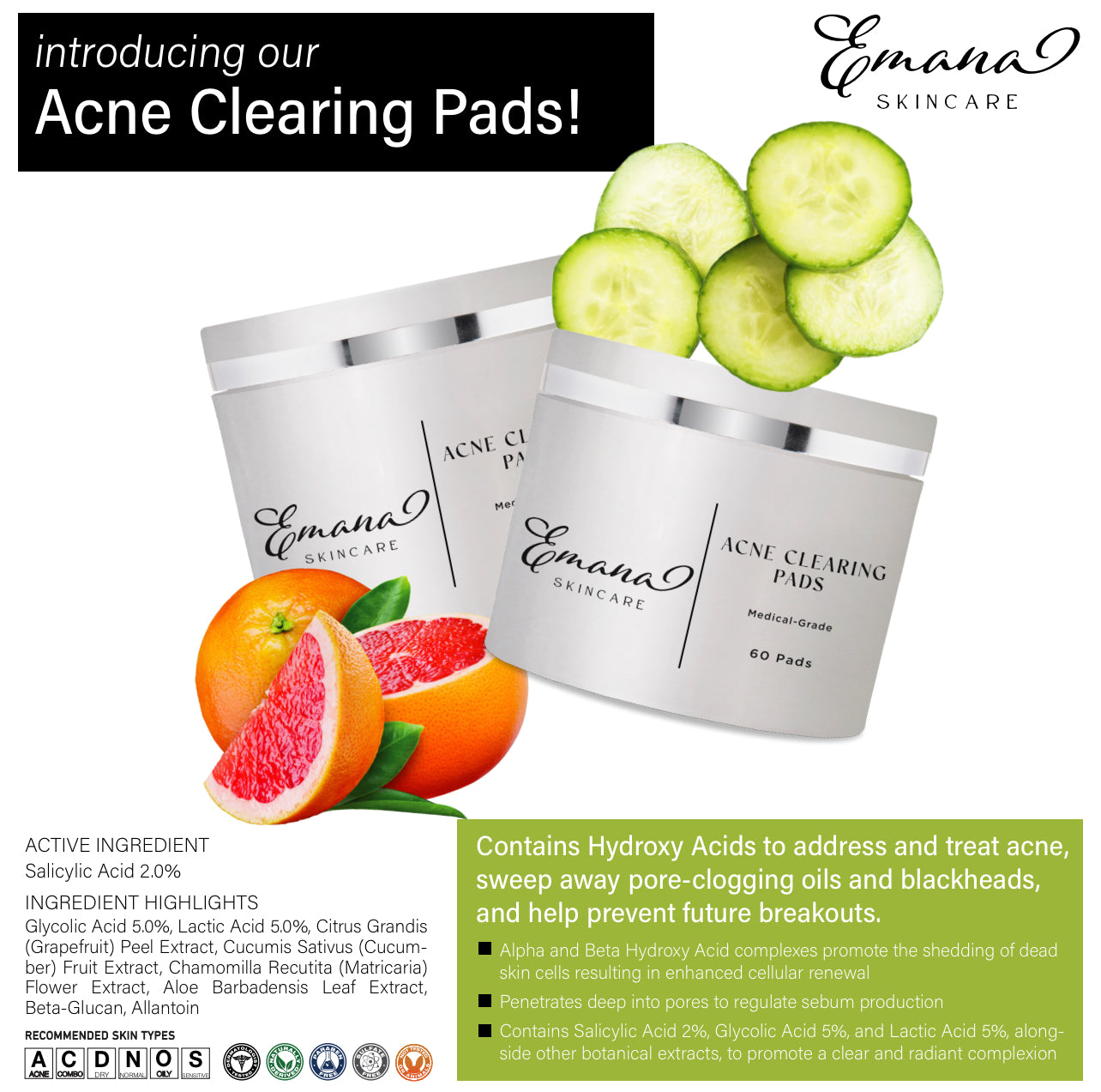 Acne Clearing Pads