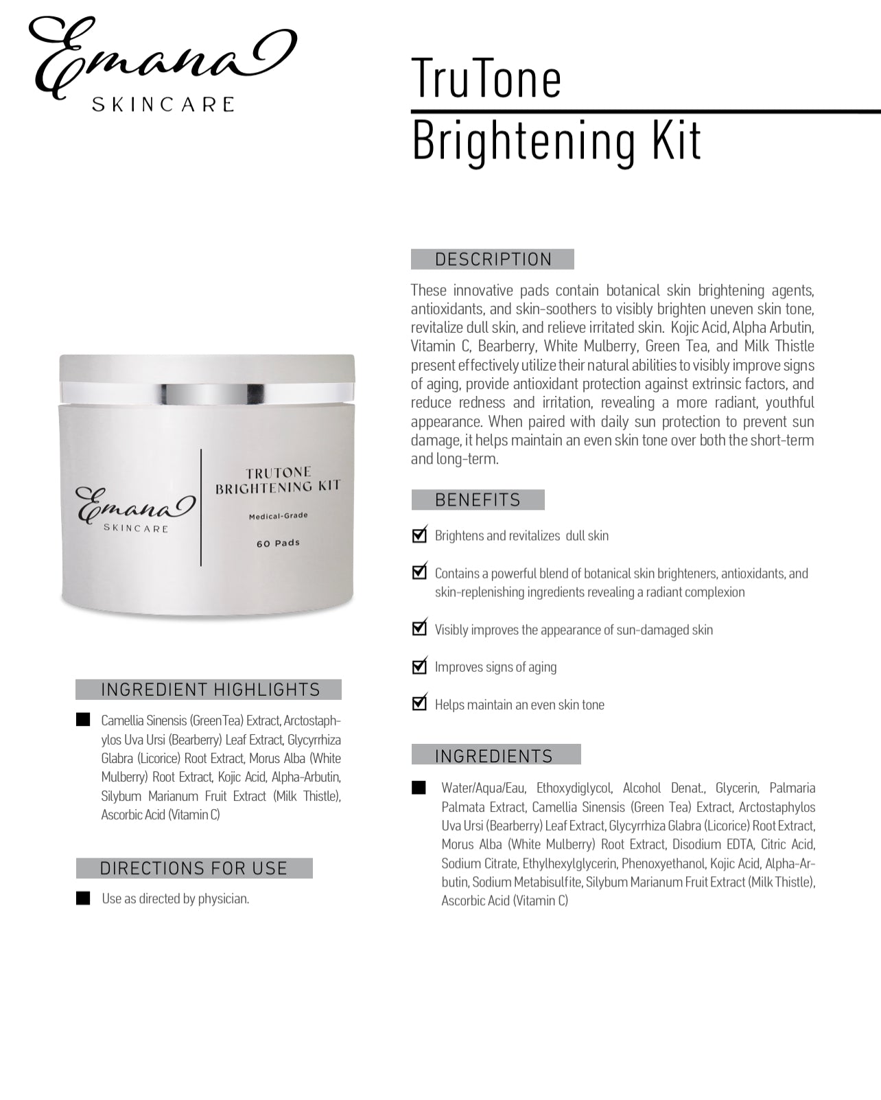 TruTone Brightening Kit