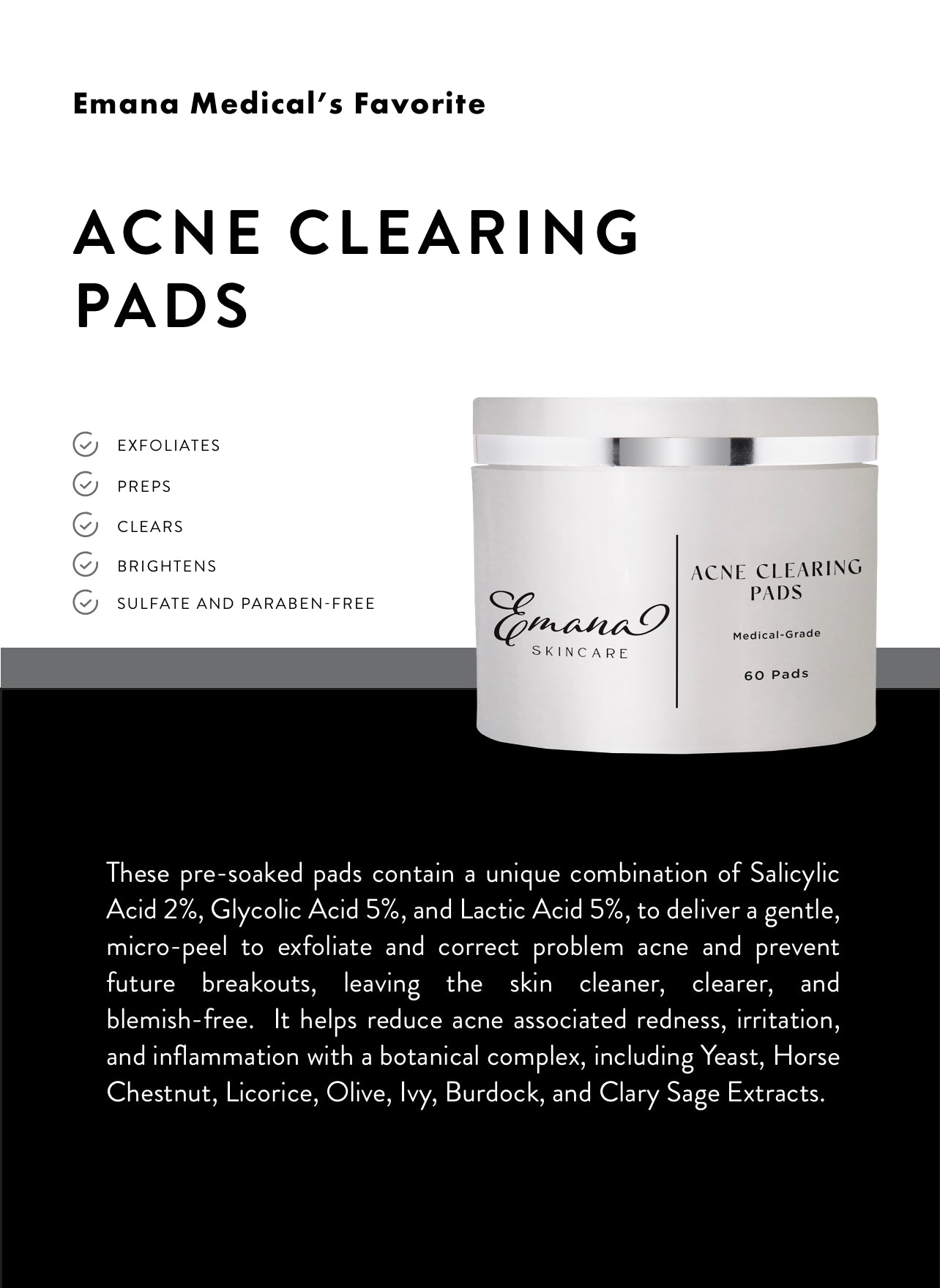 Acne Clearing Pads